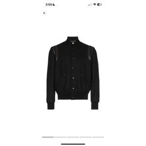 Saint Laurent Varsity Wool Jacket